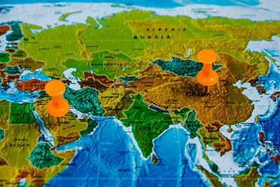 mapa mundo chinchetas viajes