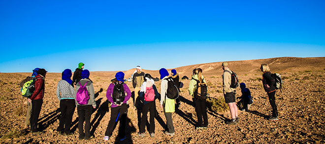 viaje en grupo al desierto marroqui